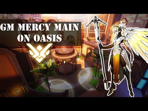 Grand Master Mercy Main on oasis with POTG- can we win? | Overwatch