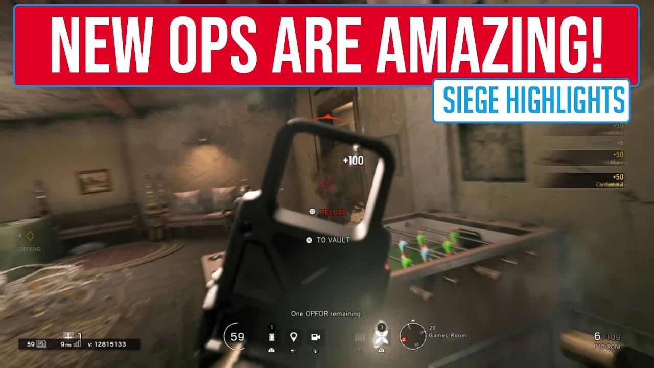 Gridlock & Mozzie Are Amazing! - Highlights - Rainbow Six Siege (PS4)