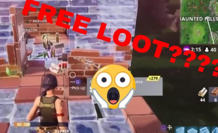 HOW TO GET FREE LOOT IN FORTNITE BATTLE ROYALE