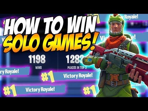 HOW TO GET MORE SOLO WINS IN FORTNITE BATTLE ROYALE! | Fortnite tips & Tricks Ep. 3