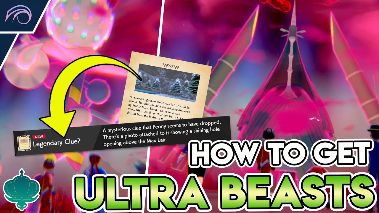 HOW TO GET THE ULTRA BEASTS UBS | LEGENDARY CLUE 4 in Pokemon Sword and Shield The Crown Tundra DLC