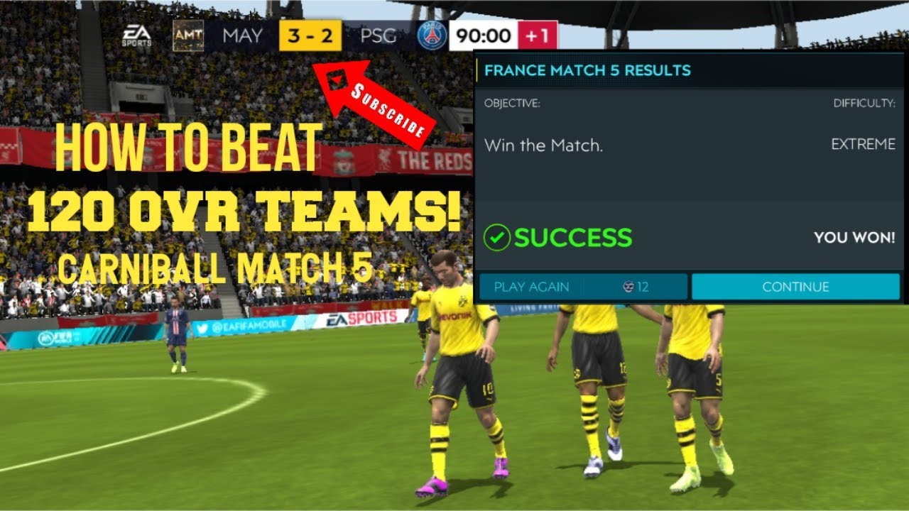 HOW TO WIN EXTREME MATCH VS 120 OVR TEAMS IN CARNIBALL EVENT! FIFA MOBILE 20! | Mayank FP