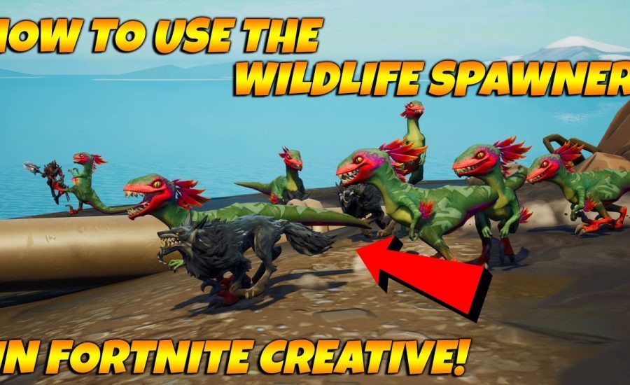 HOW To Use Wildlife Spawners In Fortnite Creative!