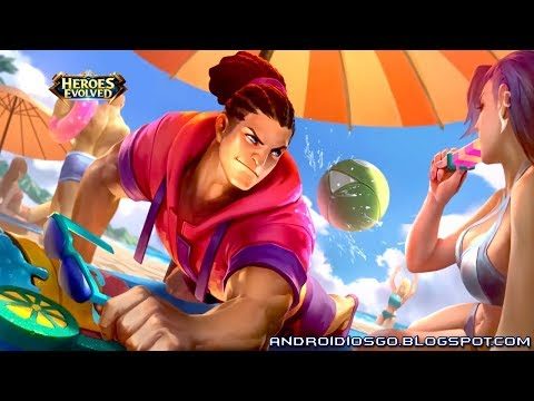 Heroes Evolved: New Skin - Odin Summer Beach Gameplay Android/iOS