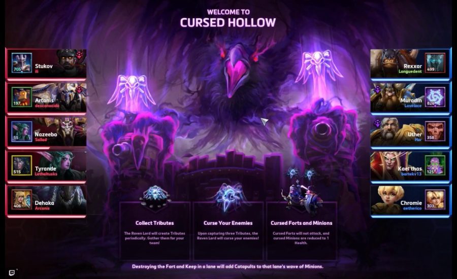 Heroes of the storm - Rexxar immortal build - Cursed Hollow - Draft