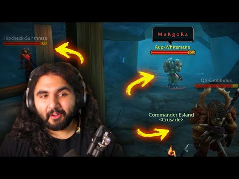 Horde Always Want To 1v1 Me in Battlegrounds | Esfand Best WoW Classic Moments