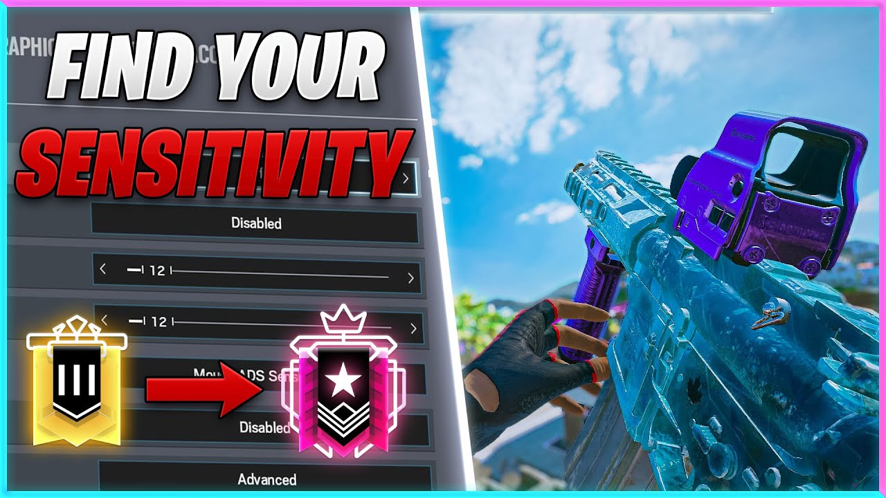 How To Find Your Sensitivity In 8 Minutes - Rainbow Six Siege