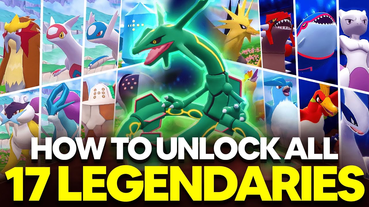 How To Get ALL 17 Legendary Pokemon In Ramanas Park in Pokemon Brilliant Diamond and Shining Pearl