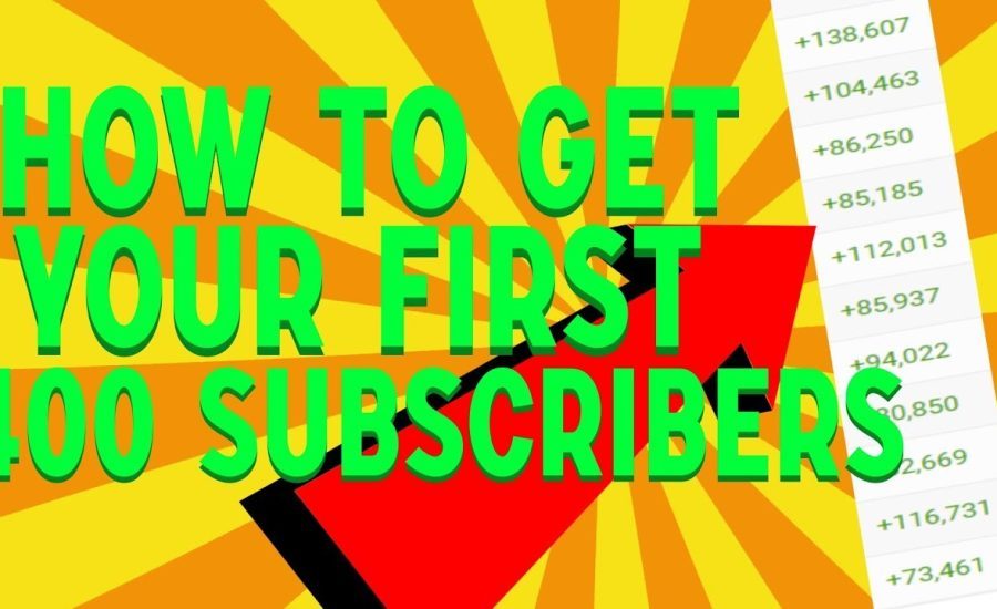 How To Get Your FIRST 400 Subscribers FAST! - (Youtube Tips & Tricks)