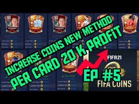How To Increase Fifa Coins | 20k Profit 1 Card | New Mathod Increase Coins 80+ Rating Card |