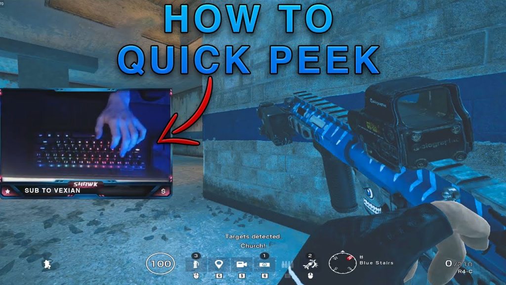 How To Quick Peek/Lean - Rainbow Six Siege Shadow Legacy