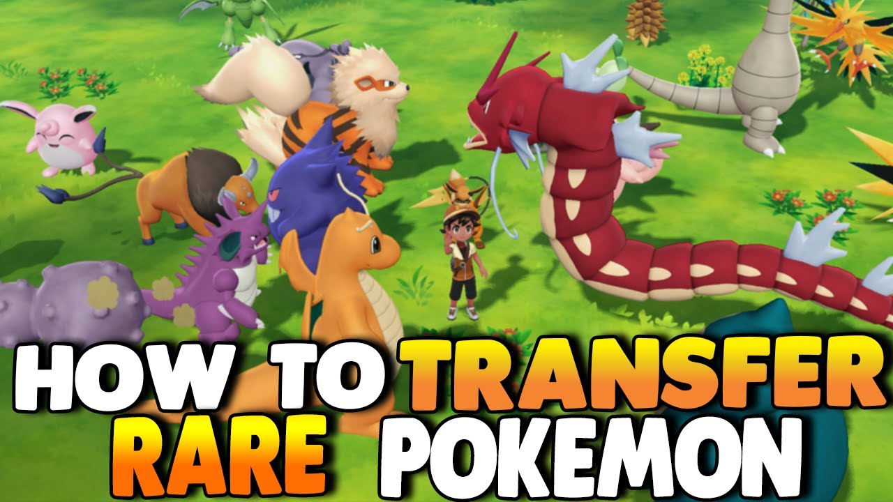 How To Transfer RARE Pokemon from Pokemon GO to Pokemon Let's Go Pikachu & Eevee | PhillyBeatzU