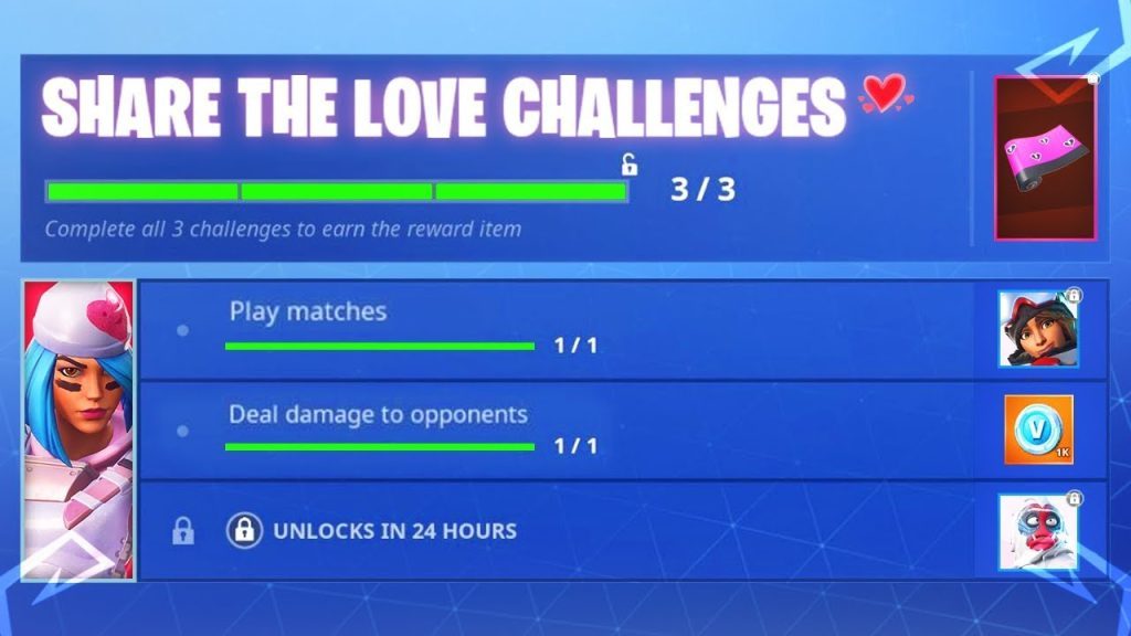 How To Unlock New Fortnite FREE VALENTINES REWARDS! (Fortnite Share The Love Rewards)