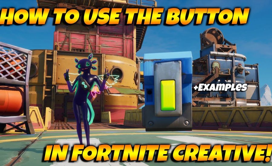 How To Use The Button Device In Fortnite Creative! - Fortnite Creative Device Tutorials!