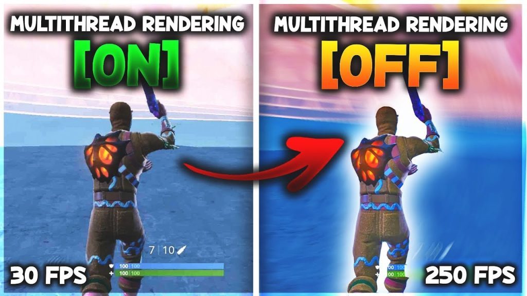 How to FIX FPS DROPS In Fortnite (-NoRHIThread)