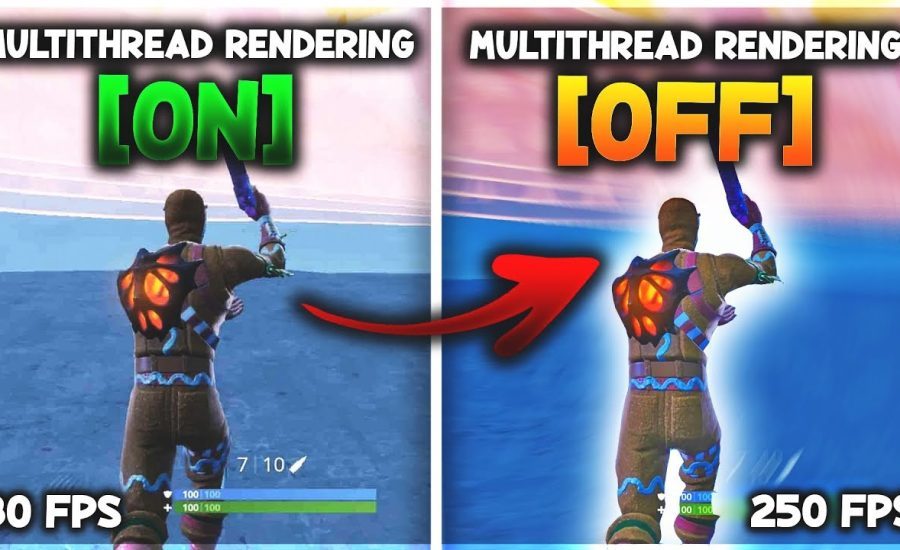 How to FIX FPS DROPS In Fortnite (-NoRHIThread)