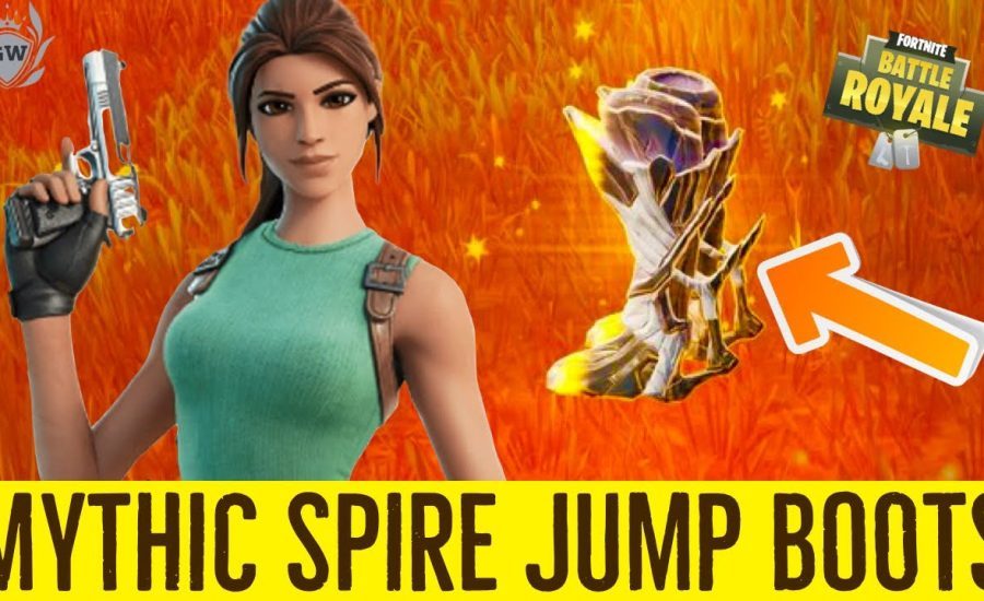 How to Get Mythic Spire Jump Boots! Mythic Boots Location! Fortnite Season 6 Mythic Weapons!