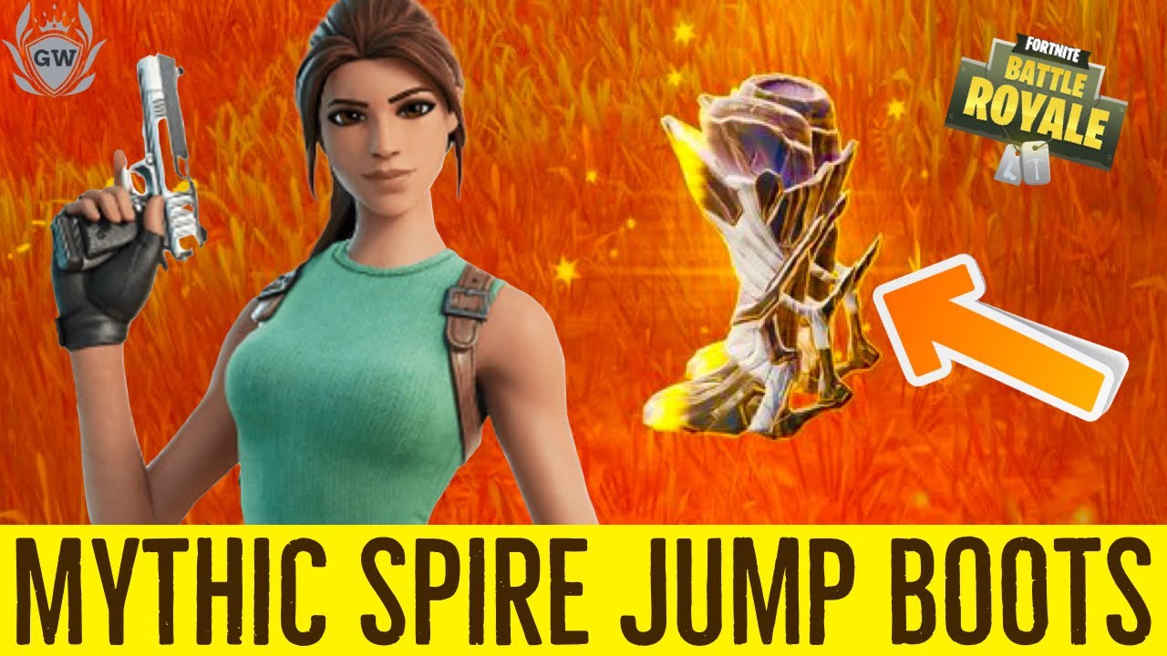 How to Get Mythic Spire Jump Boots! Mythic Boots Location! Fortnite Season 6 Mythic Weapons!