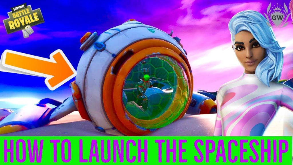 How to Launch Spaceship in Fortnite! Find and Install Missing Parts! Siona Spaceship Challenges!