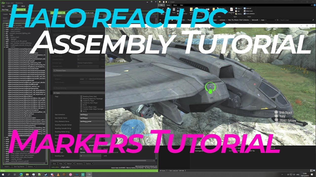 How to add turrets to vehicles using markers | Halo Reach MCC Mod Tutorial