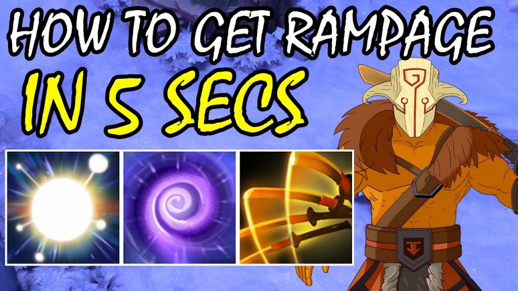 How to get rampage in 5 seconds | Dota 2 Ability Draft