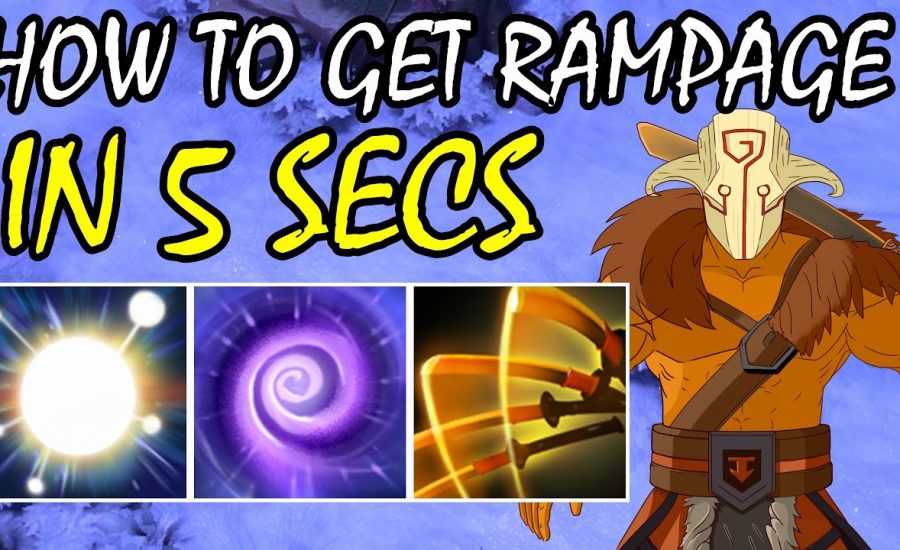 How to get rampage in 5 seconds | Dota 2 Ability Draft