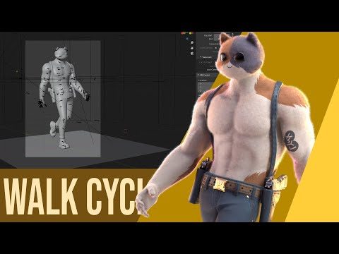 How to make a Fortnite walk cycle animation + Tips (Blender)