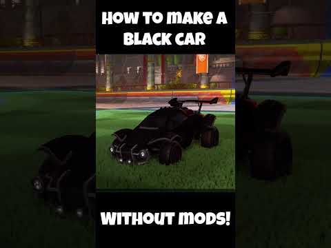 How to make a black car in Rocket League! (PC/XBOX/PS4)