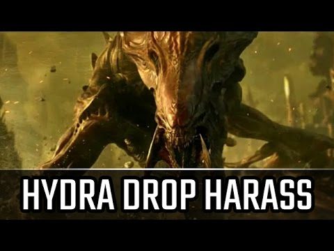 Hydra drop harass l StarCraft 2: Legacy of the Void Ladder l Crank