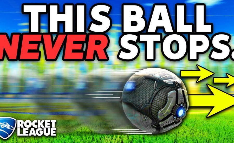 I gave the Rocket League ball ZERO FRICTION... here's what happened