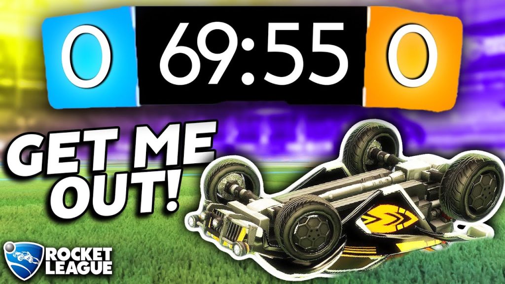 I got TRAPPED in a Rocket League match for OVER AN HOUR...