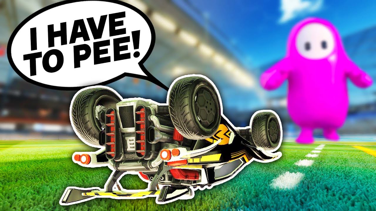 I literally PEED MYSELF from laughing at this Rocket League mod...