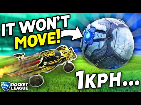 I made the Rocket League ball SLOWER and didn't tell anyone