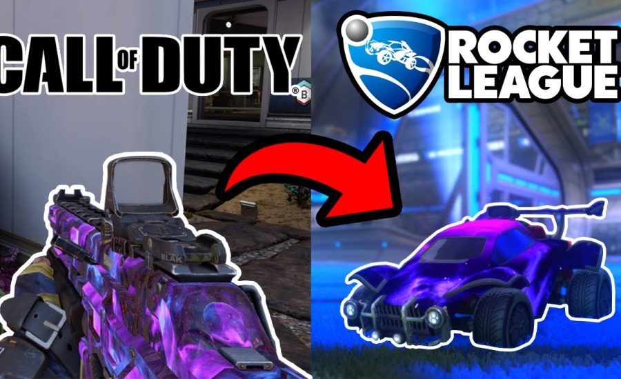 I tried to recreate Call of Duty camos in Rocket League