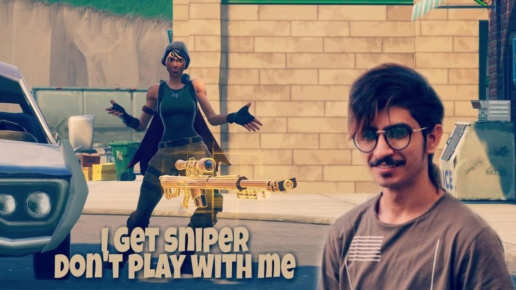 If I Get Sniper Don't Play With Me Fortnite Battle Royale honda gamer gameplay