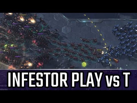 Infestor play vs T l StarCraft 2: Legacy of the Void Ladder l Crank