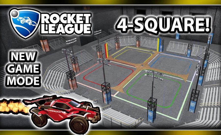 Introducing: Rocket League 4-SQUARE (NEW GAME MODE!)