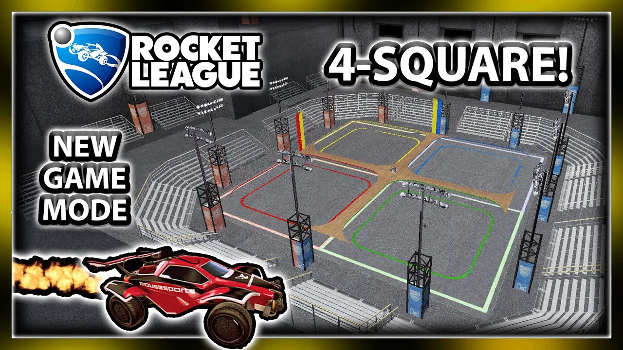 Introducing: Rocket League 4-SQUARE (NEW GAME MODE!)