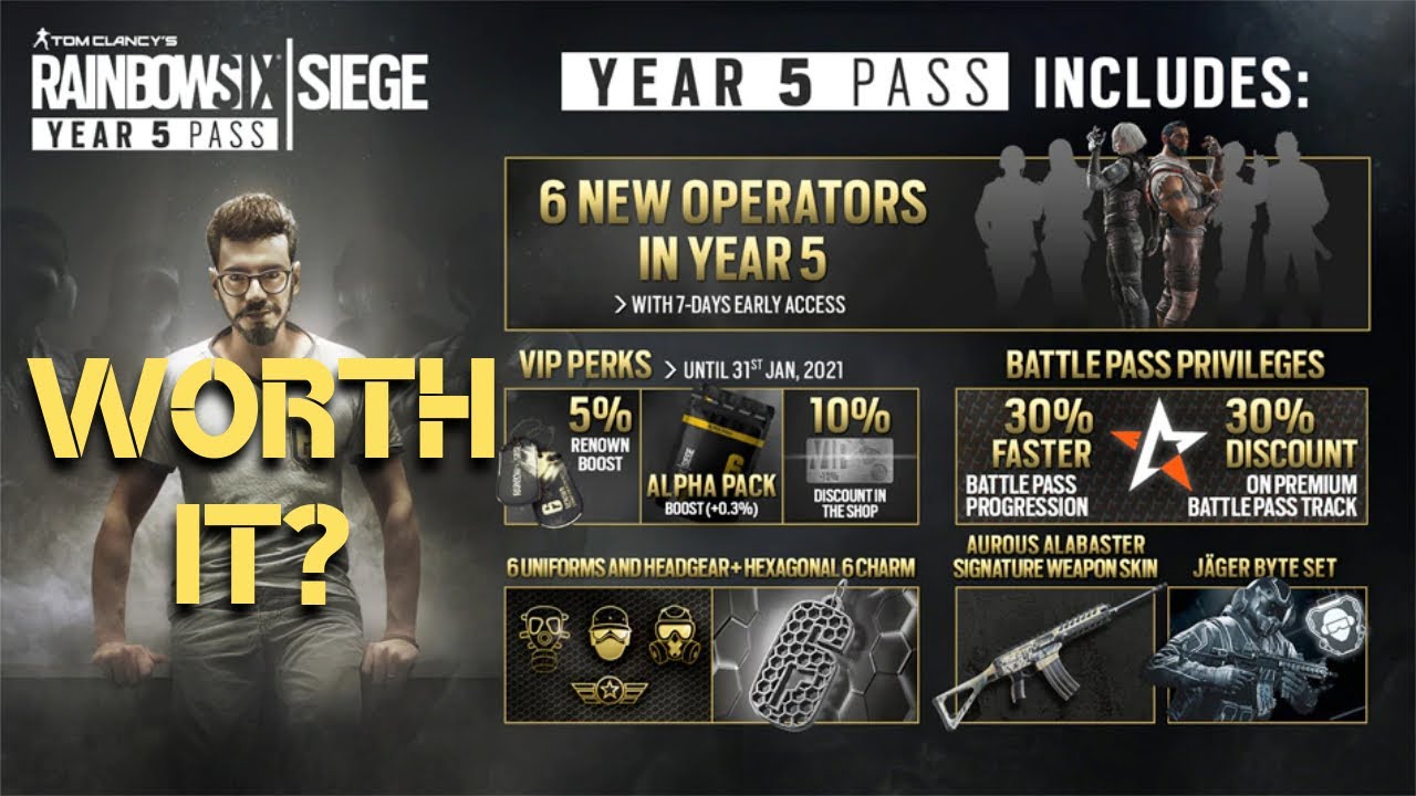 Is The Year 5 Season Pass Worth It? | Rainbow Six Siege