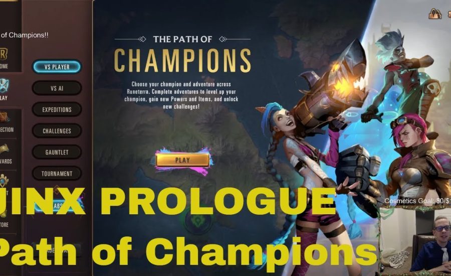 Jinx Prologue for Path of Champions! | Legends of Runeterra LoR