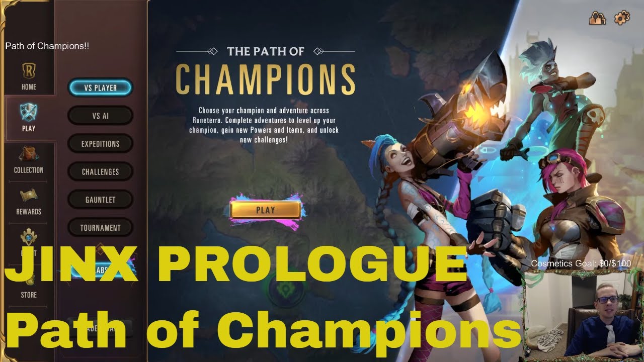 Jinx Prologue for Path of Champions! | Legends of Runeterra LoR