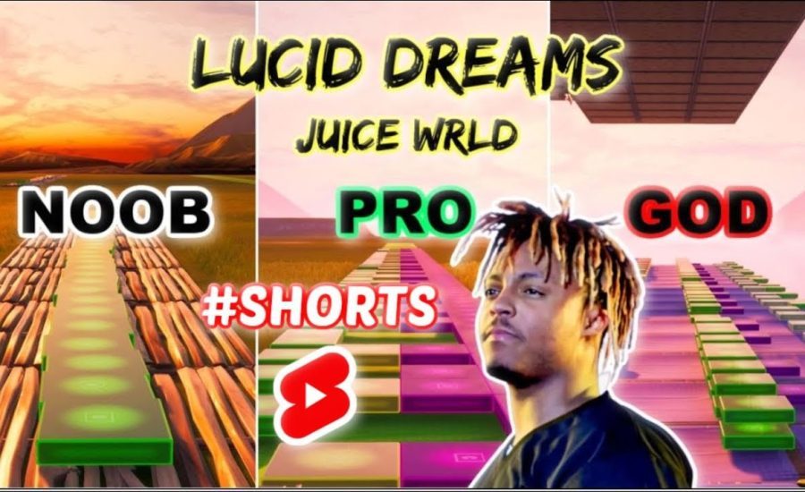 Juice WRLD - Lucid Dreams - Noob vs Pro - God (Fortnite Music Blocks) #shorts