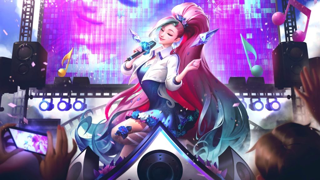 K/DA ALL OUT Seraphine Passive Music (Rising Star)