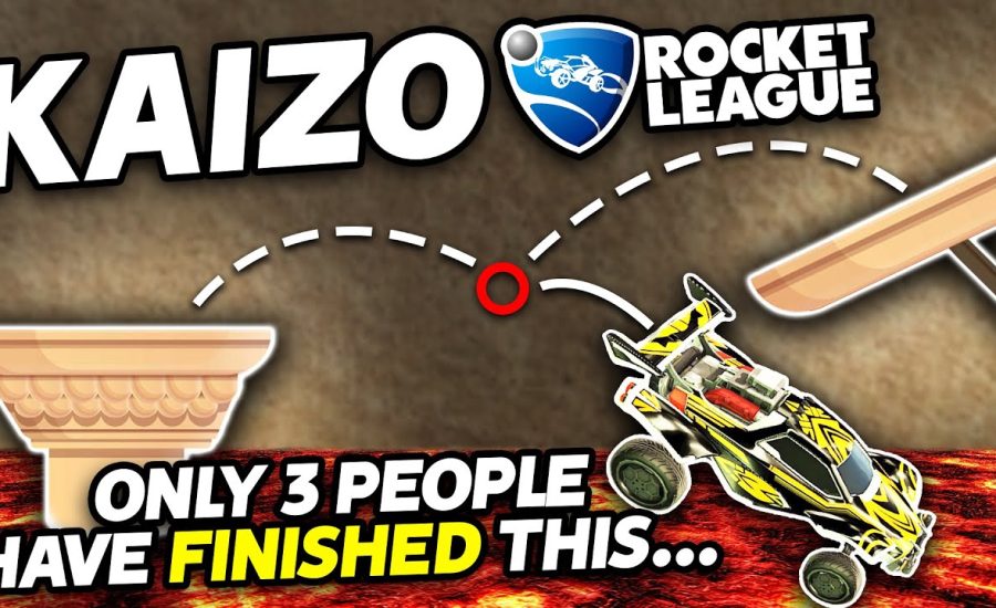 Kaizo Rocket League: an IMPOSSIBLE parkour course