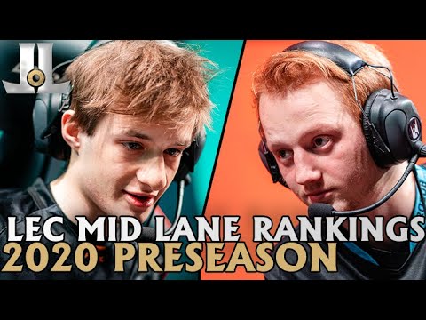 LEC Mid Lane Rankings: The Growth of Nemesis & Larssen | 2020 LoL Preseason