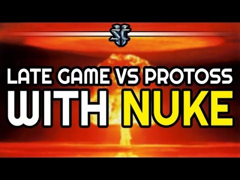 Late game vs Protoss with NUKE l StarCraft 2: Legacy of the Void Ladder l Crank