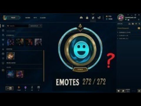 League Of Legends | What Happens When You have All Emotes And Reroll?