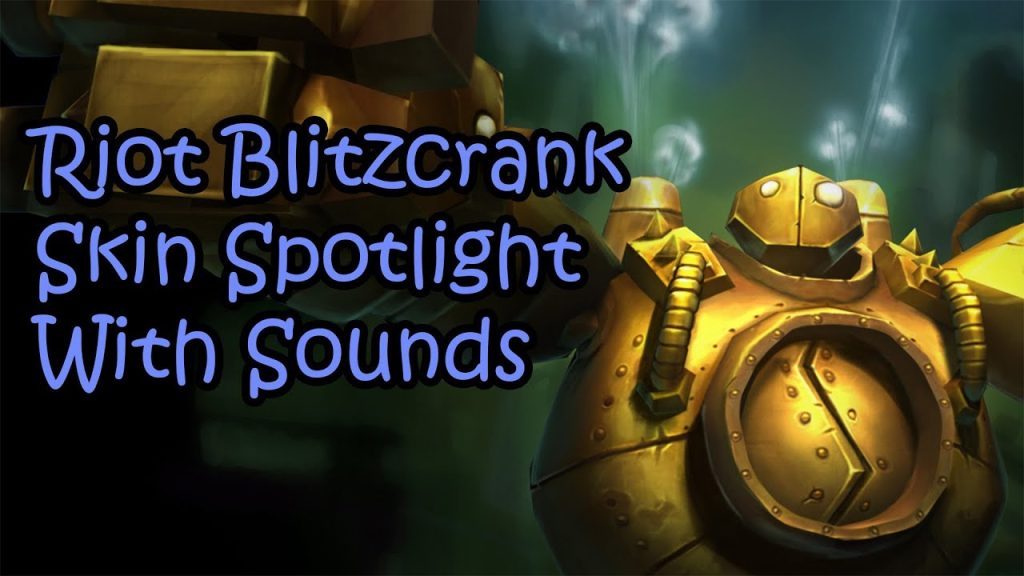 League of Legends Skin Spotlight - Riot BlitzCrank (With Sound)