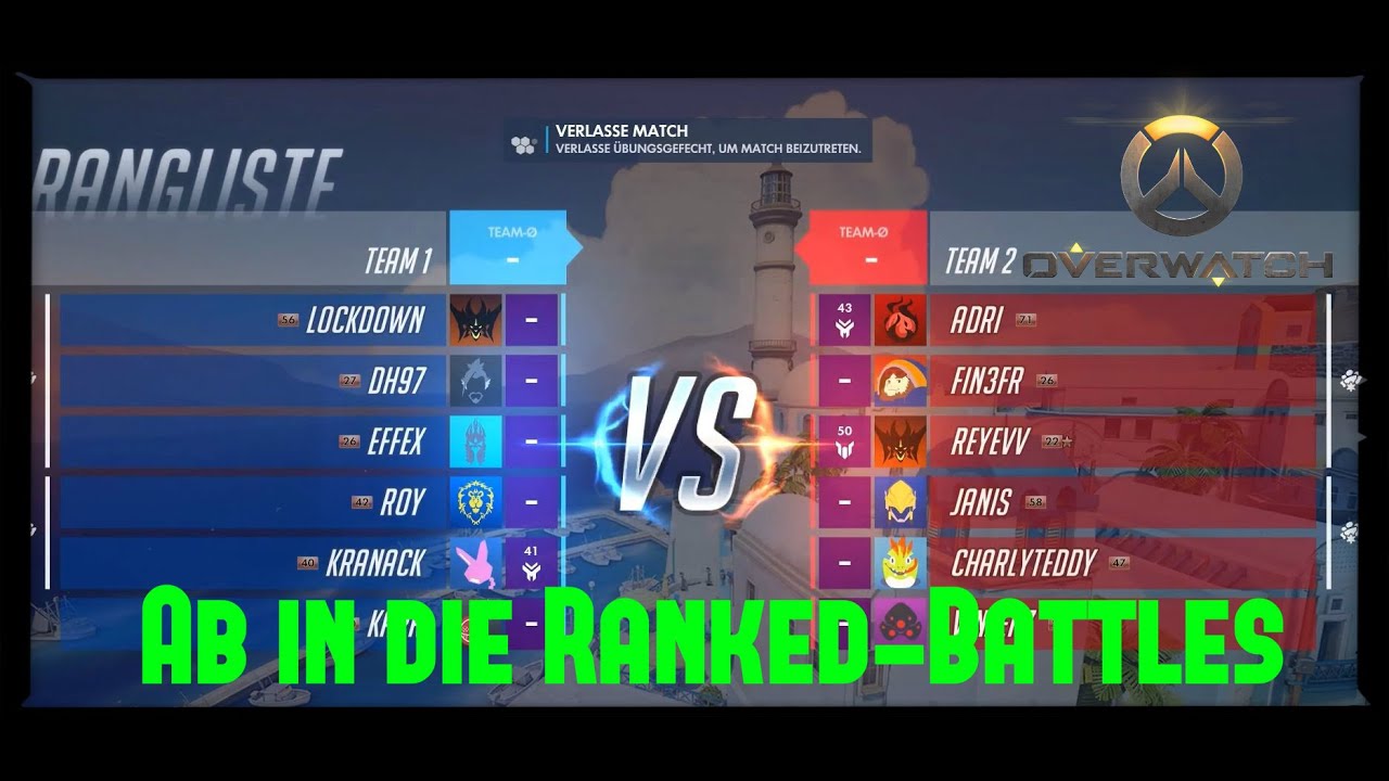 Let's Play Overwatch | Mein erstes Ranked-Match im Video | #23 [ Gameplay | Video | deutsch ]