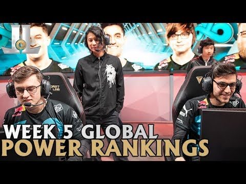 LoL Week 5 Global Power Rankings | 2019 Spring Split